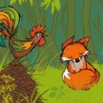 Der kleine Fuchs hoert einen Mucks