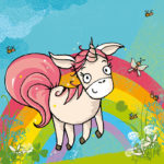 Das Einhorn sucht den Regenbogen