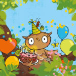 Die kleine Eule hat Geburtstag
